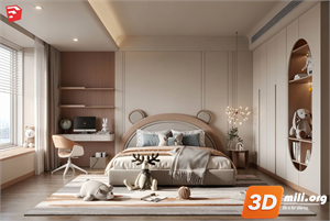 Children Room Scenes Skp FIles 